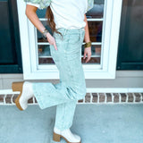 Island Envy Jeans - Seafoam