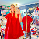 Take Me There Dress - Red