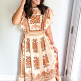Right Beside You Dress - Cream