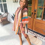 Floral Finds Mini Dress - Multi