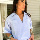 Cerulean Stripe Set - Blue