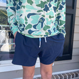 Southern Tide Men's Solid Swim Trunk - True Navy