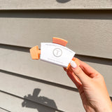 TELETIES Classic Peach Fuzz Large Hair Clip