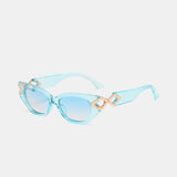 Polycarbonate Frame Cat-Eye Sunglasses