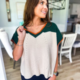 Lucy Top- Heather Green
