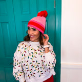 Olivia Beanie - Pink - Final Sale
