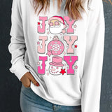 JOY Round Neck Long Sleeve Sweatshirt