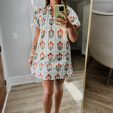 Grecian Dress Orange