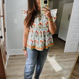 The Way You Found Me Top - Orange