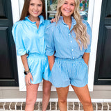 Cassie Shorts- Chambray