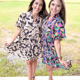 Colors In The Fall Dress - Taupe