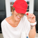 Emily McCarthy Kiss Hat - Red