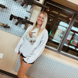 Vintage Duck Ash Gray Graphic Crewneck