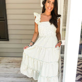 Sweetest One I Know Midi Dress - Green Tea
