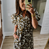 Wait To Go Midi Dress - Navy