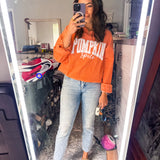 Letter Graphic Long Sleeve Sweatshirt