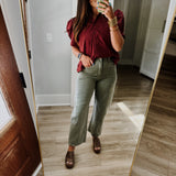 Never Run Pant - Olive