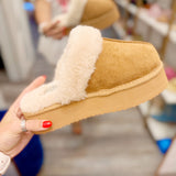 Simply Southern Open Platform Slipper - Brown