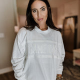 Sarah Sweatshirt - White Game Day