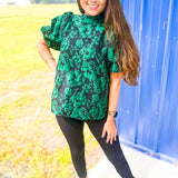 Home For The Holidays Top - Green