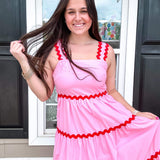 Say You'll Remember Me Dress - Pink