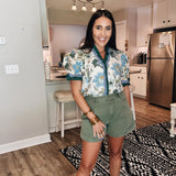 Beautiful Day Shorts - Olive