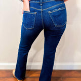 Morgan Flare Jean - Dark