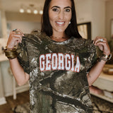 Georgia Code Five Camo Tee - Final Sale