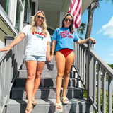 The Party in the USA Glitter Script Tee