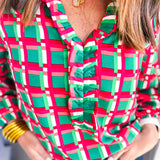 Lexi Top - Alpine Line - Green