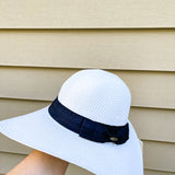Foldable Straw C.C Sunhat - Final Sale