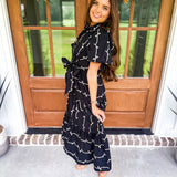 Bowtiful Charm Dress- Black