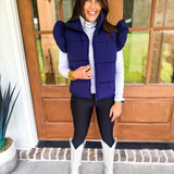 Simply Southern Vest - Navy
