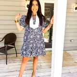 What A Day Dress - Navy
