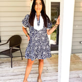 What A Day Dress - Navy