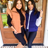 Simply Southern Vest - Navy