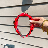 Victory Vibes Red & Black Headband
