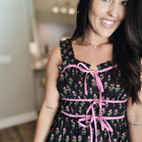 Autumn Sweetheart Dress Black