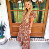 Supposed To Be Dress - Chestnut