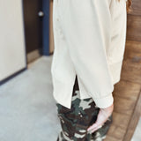 Simply | Ribbed Hoodie - Latte