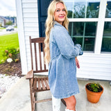 Here For You Denim Dress- Jean