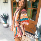 Floral Finds Mini Dress - Multi