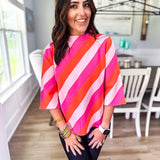 Phoebe Sweater- Pink/Orange