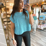 Check The Mirror Sweater - Blue
