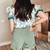 Beautiful Day Shorts - Olive