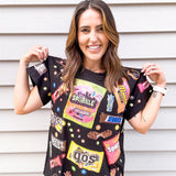 Queen of Sparkles Black Queen of Candy Tee