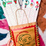 SWIG Classic Nutcracker Straw Topper Set