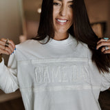 Sarah Sweatshirt - White Game Day
