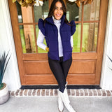 Simply Southern Vest - Navy