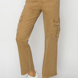 Risen Full Size High Rise Cargo Jeans